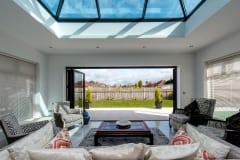 Grey and Black Bifolding Doors in Sale
